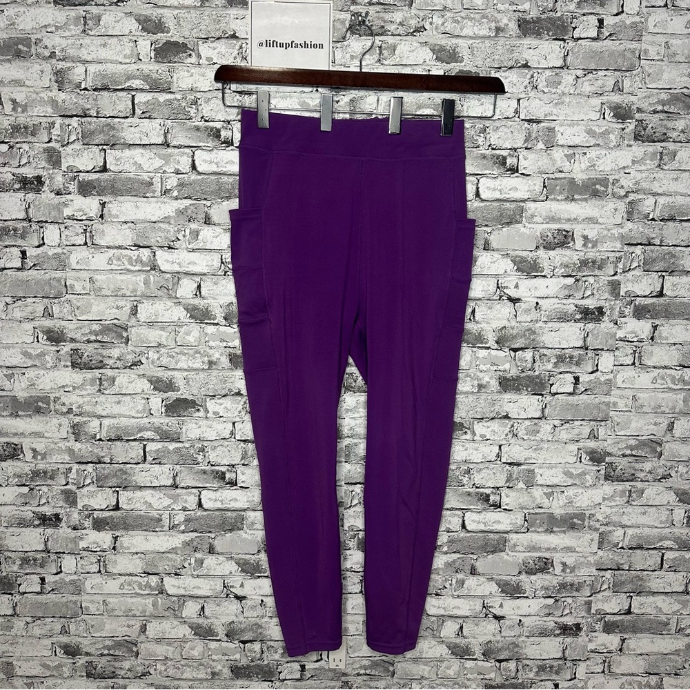 EUC POP Fit Vibrant Purple Leggings Size 2XL